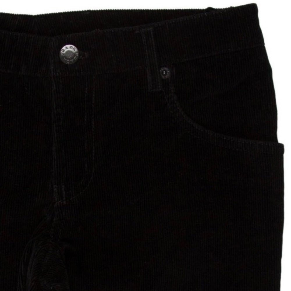 Prada Low rise corderoy pants, size xs-0